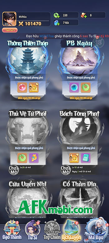Tiên Nghịch Mobile với trải nghiệm đấu tướng kết hợp tu tiên trong thế giới của bộ Tiên Nghịch 8