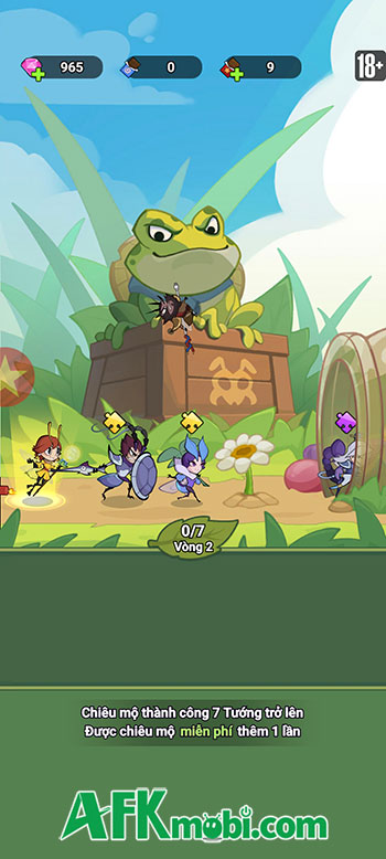 Bước vào một thế giới côn trùng giả Tam Quốc với game đấu tướng Tiểu Cường 3Q - OEG 5