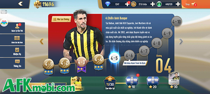 TOP Football Club là một tựa game bóng đá di động dành cho những người mới 11