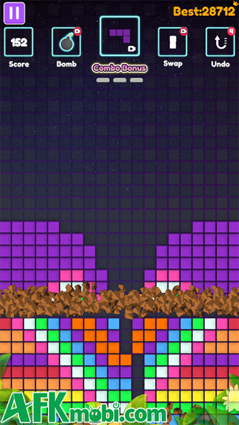 Sand Blast game giải đố kết hợp lối chơi xếp khối của Tetris với hiệu ứng vật lý của cát 3