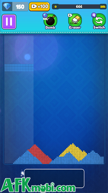 Sand Blast game giải đố kết hợp lối chơi xếp khối của Tetris với hiệu ứng vật lý của cát 4