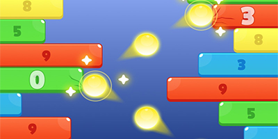 Shoot N Crush game arcade phá gạch giải đố cho bạn ngắm bắn những quả bóng nảy