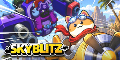 SkyBlitz game bắn ruồi roguelike cho bạn điều khiển phi công động vật lái máy bay chiến đấu