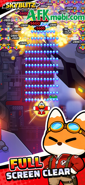 SkyBlitz game bắn ruồi roguelike cho bạn điều khiển phi công động vật lái máy bay chiến đấu 2