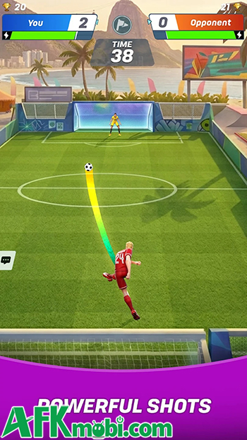 Soccer Clash game thể thao bóng đá PvP trực tuyến theo phong cách cầu thủ 1 đối 1 4