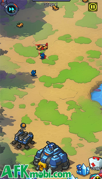 Bảo vệ căn cứ trước các đợt sinh vật ngoài hành tinh trong Star Clash Tower Defense War 0