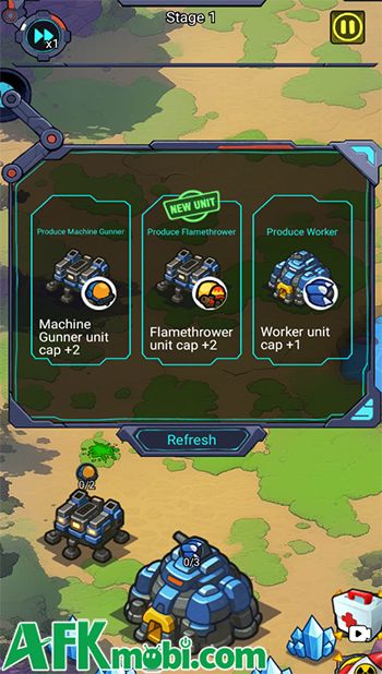 Bảo vệ căn cứ trước các đợt sinh vật ngoài hành tinh trong Star Clash Tower Defense War 1