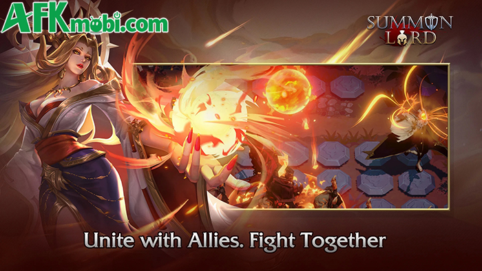 Sử dụng những nhân vật thần thoại từ Đông sang Tây để phòng thủ trong game Summon Lord 4