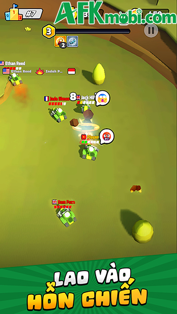 Điều khiển xe tăng loạn chiến trong game hành động Tank Rampage: Arena Smash 2 Điều khiển xe tăng loạn chiến trong game hành động Tank Rampage: Arena Smash 2