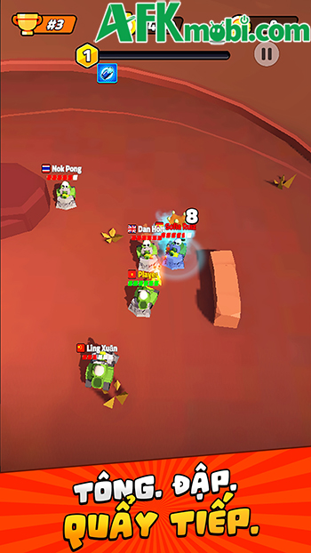 Điều khiển xe tăng loạn chiến trong game hành động Tank Rampage: Arena Smash 3 Điều khiển xe tăng loạn chiến trong game hành động Tank Rampage: Arena Smash 3