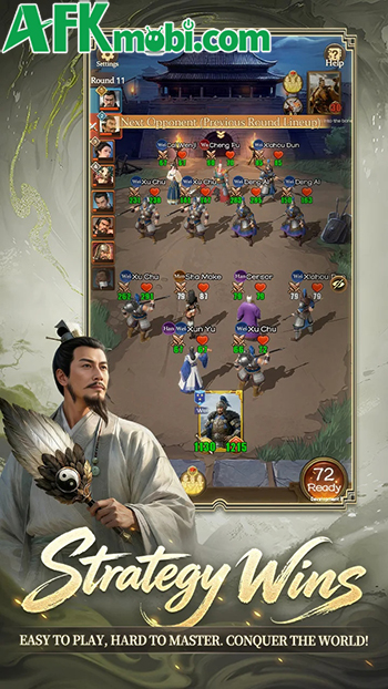 Three Kingdoms: Epic Tactics game chiến thuật phong cách cờ tự động lấy đề tài Tam Quốc 0