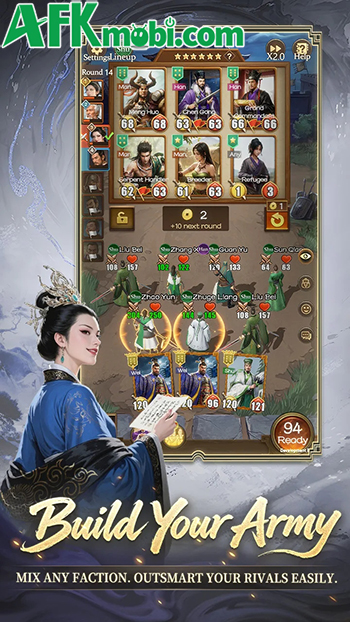 Three Kingdoms: Epic Tactics game chiến thuật phong cách cờ tự động lấy đề tài Tam Quốc 1