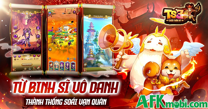TS3 Chiến Thần Ký game đấu tướng chiến thuật chủ đề Tam Quốc cập bến Việt Nam 0