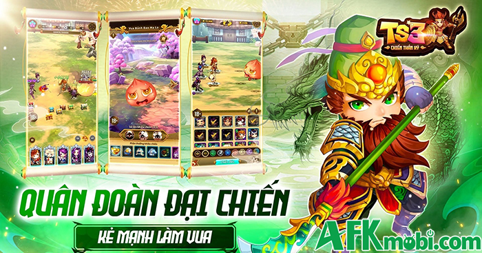 TS3 Chiến Thần Ký game đấu tướng chiến thuật chủ đề Tam Quốc cập bến Việt Nam 3