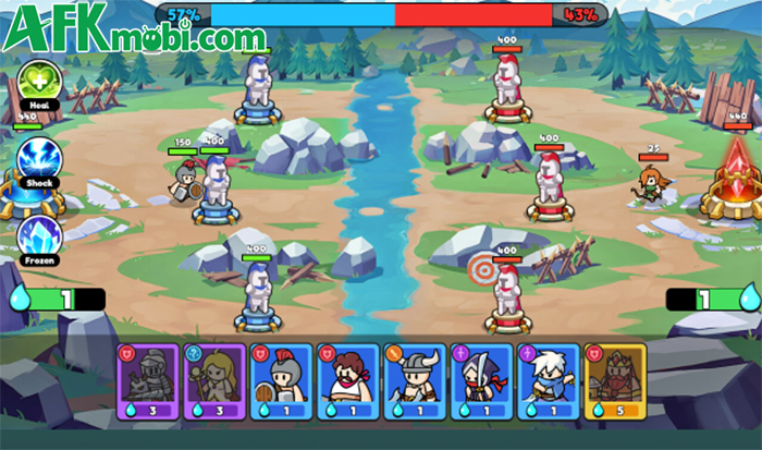 Ultimate Tower Defense game chiến thuật thả lính với điểm độc đáo nằm ở việc bản đồ như MOBA 1