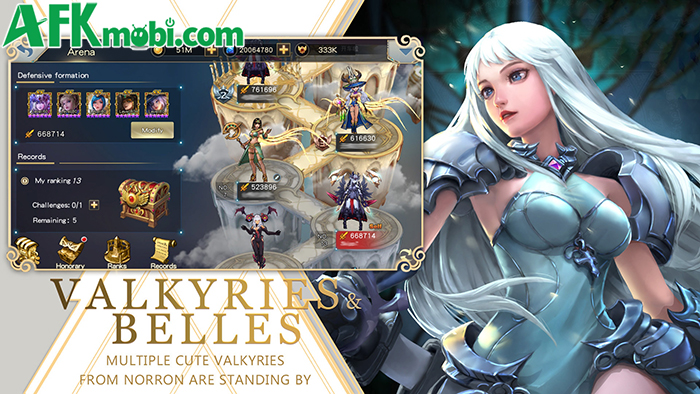 Tập hợp đồng thời dẫn dắt các nữ chiến binh Valkyrie xinh đẹp trong game Valkyries Arena 3