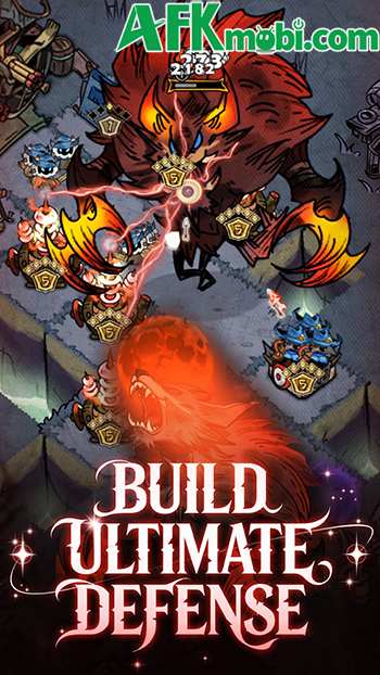Chống lại các đợt tấn công của những sinh vật bị tha hóa trong game Witcher's Defense 0