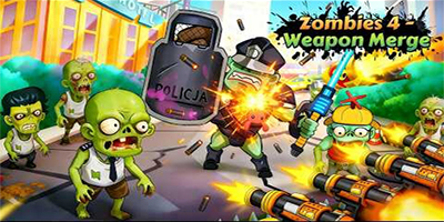 Sắp xếp balo, hợp nhất trang bị cho nhân vật sử dụng phòng thủ với Zombies 4 Weapon Merge