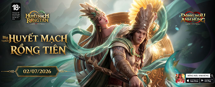 Lạc Long Quân và Âu Cơ chính thức xuất hiện trong game Bloodline: Dòng Máu Anh Hùng 0