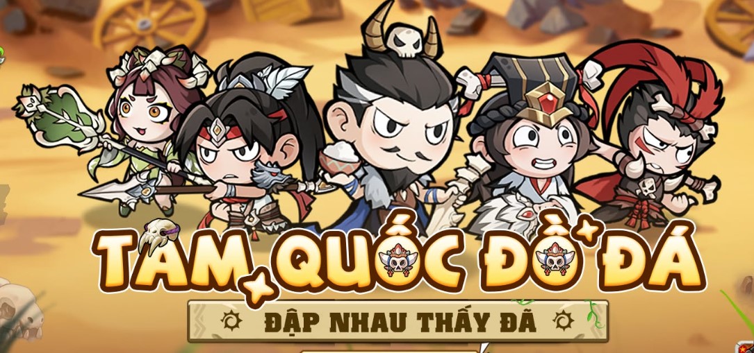 Bộ Lạc 3Q game idle thẻ tướng Tam Quốc có phong cách tiền sử hài hước độc đáo