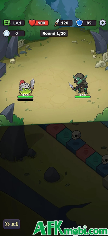 Phiêu lưu bằng các tung xúc xắc trên bàn cờ trong game roguelike Adventure Roll 2