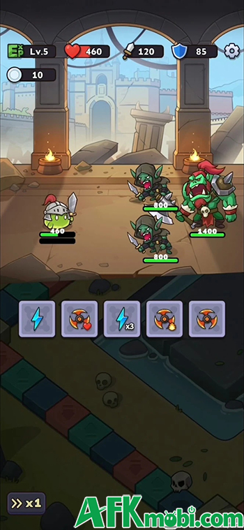 Phiêu lưu bằng các tung xúc xắc trên bàn cờ trong game roguelike Adventure Roll 3