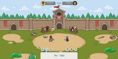 Nhấn rèn trang bị để phát triển nhân vật chiến binh của bạn trong game Auto Forge – idle RPG
