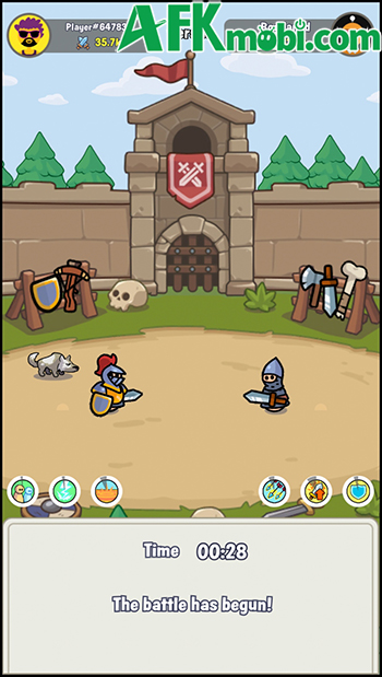 Nhấn rèn trang bị để phát triển nhân vật chiến binh của bạn trong game Auto Forge - idle RPG 3 Nhấn rèn trang bị để phát triển nhân vật chiến binh của bạn trong game Auto Forge - idle RPG 3