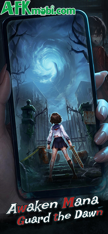 Cùng một cô nữ sinh chống lại các đợt yêu ma, quỷ quái trong game phòng thủ Before Dawn 0