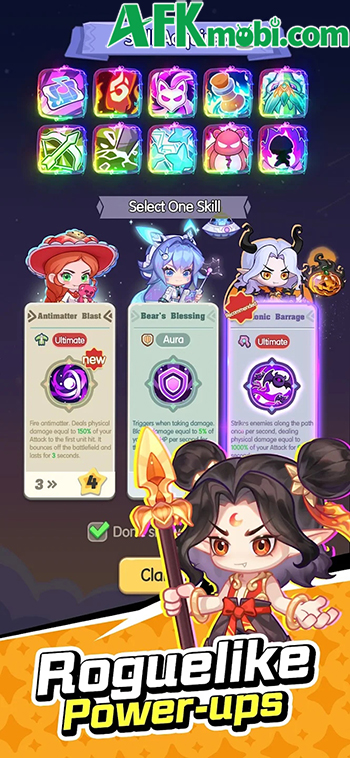 Tập hợp đội anh hùng phòng thủ trước các đợt động vật trong game BOOM BOOM TD 1