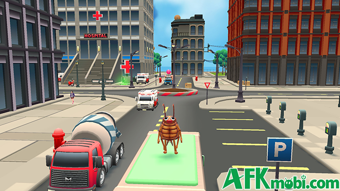 Nhập vai một chú gián quậy phá khắp thành phố với game mô phỏng Cockroach Prank: City Chaos 1 Nhập vai một chú gián quậy phá khắp thành phố với game mô phỏng Cockroach Prank: City Chaos 1