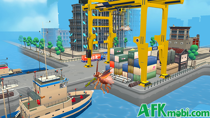 Nhập vai một chú gián quậy phá khắp thành phố với game mô phỏng Cockroach Prank: City Chaos 2 Nhập vai một chú gián quậy phá khắp thành phố với game mô phỏng Cockroach Prank: City Chaos 2