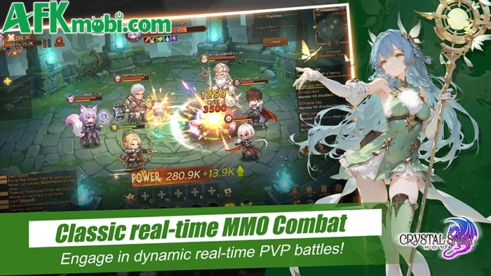 Webgame Crystal Saga nổi tiếng có phiên bản di dộng nâng cấp tên Crystal Saga Nova 0