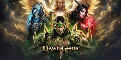 Dawn Gods game đấu tướng chiến thuật màn hình dọc với chủ đề đa thần thoại