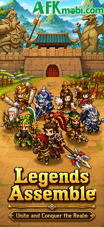 EZ PZ: Byte Heroes game idle thẻ tướng lấy đề tài Tam Quốc với phong cách đồ họa pixel 0