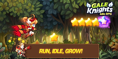 Thương hiệu WindRunner của Wemade có sản phẩm mới mang tên Gale Knights Idle RPG