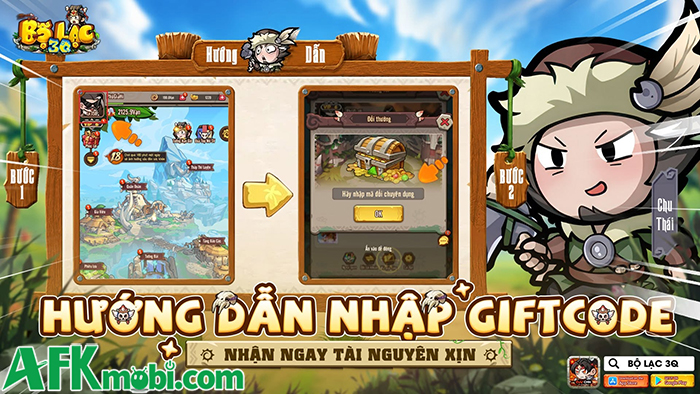 Tổng hợp gift code game Bộ Lạc 3Q mới nhất trong tháng 0