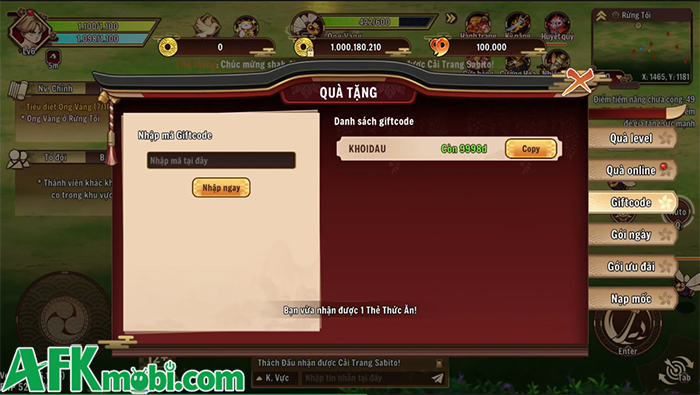 Tổng hợp gift code game Nhật Luân Kiếm mới nhất trong tháng 0