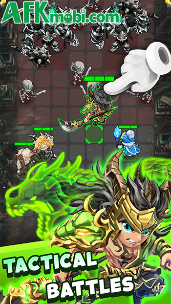 Gầy dựng những trận hình anh hùng chiến đấu qua các đợt trong game iHero: Idle RPG 0