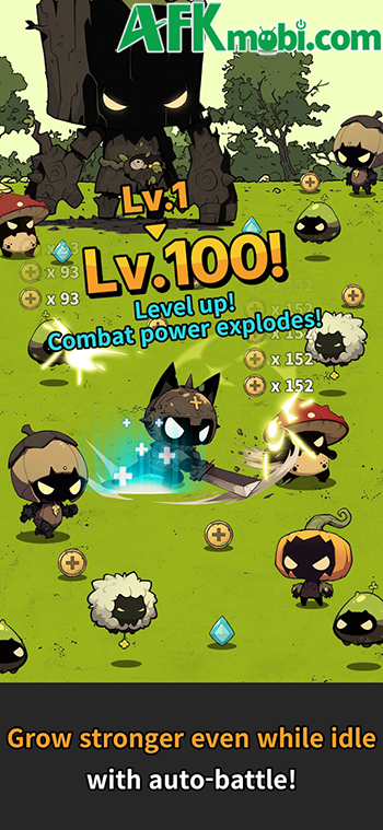 Bắt đầu hành trình trở thành hiệp sĩ của một chú mèo đen nhỏ với Kamnyang Knight: Idle RPG 0
