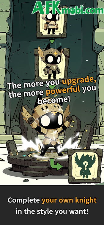 Bắt đầu hành trình trở thành hiệp sĩ của một chú mèo đen nhỏ với Kamnyang Knight: Idle RPG 3