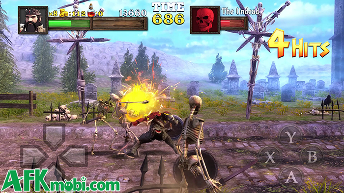 Chiến đấu bảo vệ vương quốc trước sự xâm lược trong game Kings Do Not Fall Mobile 1