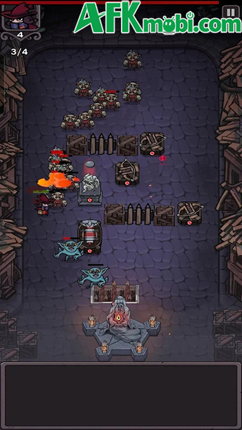 Phòng thủ trước các đợt tấn công của bọn ma cà rồng trong game Last Light: Vampire Defense 1