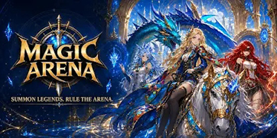 Magic Arena: Hyper Hero Legend game idle thẻ tướng lấy chủ đề fantasy phương Tây