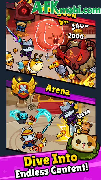 Bắt đầu cuộc hành trình chiến đấu nhàn rỗi cùng các hiệp sĩ mèo trong Meow Knights: Idle RPG 3 Bắt đầu cuộc hành trình chiến đấu nhàn rỗi cùng các hiệp sĩ mèo trong Meow Knights: Idle RPG 3
