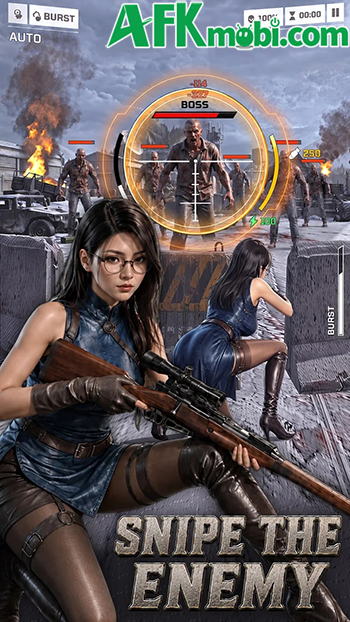 Cùng những nữ đặc vụ xinh đẹp ngắm bắn hạ bọn zombie trong game Merc Girls: Overkill 1