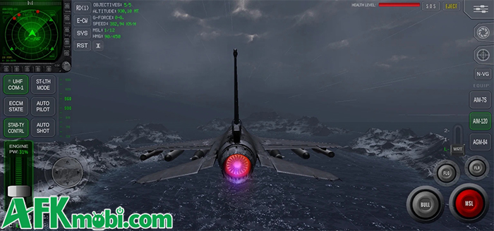 Điều khiển phi cơ chiến đấu hiện đại trong game mô phỏng Modern Jet Fighter: Air Combat 0 Điều khiển phi cơ chiến đấu hiện đại trong game mô phỏng Modern Jet Fighter: Air Combat 0