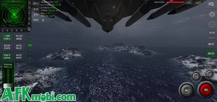 Điều khiển phi cơ chiến đấu hiện đại trong game mô phỏng Modern Jet Fighter: Air Combat 3 Điều khiển phi cơ chiến đấu hiện đại trong game mô phỏng Modern Jet Fighter: Air Combat 3