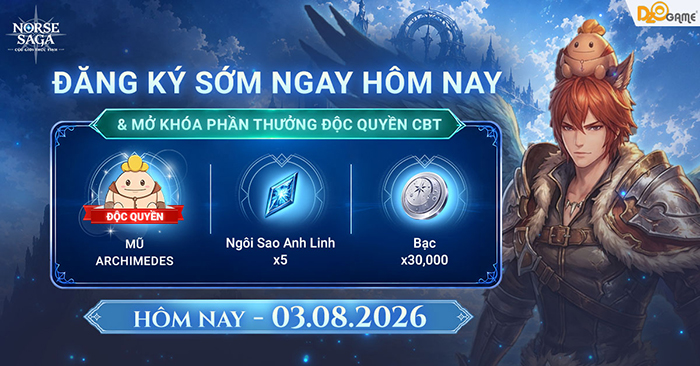 Norse Saga: Cửu Giới Thức Tỉnh chính thức mở cửa Closed Beta tại Việt Nam từ 04 - 11/08/2026 1 Norse Saga: Cửu Giới Thức Tỉnh chính thức mở cửa Closed Beta tại Việt Nam từ 04 - 11/08/2026 1