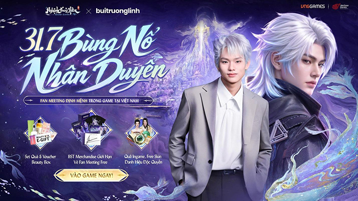 Nghịch Thuỷ Hàn tổ chức Fan Meeting Online cho anh trai buitruonglinh ngay trong thế giới ảo 0